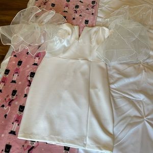 White Rethm homecoming dress